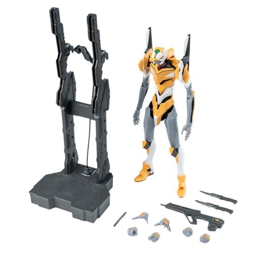 HiPlay Yolopark AMK Series Collectible Figure, New Century Evangelion, EVA-00 Unit, Mecha Musume Style Glue-Free Assembly Model Kits EVA-00 von HiPlay