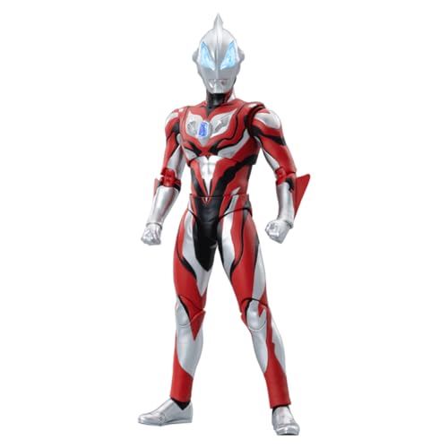 HiPlay ZD Toys, Ultraman Geed with Magnetic Light-Up Eyes and Chest, 1/10 Scale Collectible Action Figure Full Set UL-A10 von HiPlay