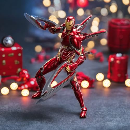 HiPlay ZD Toys Collectible Figure Full Set: Iron Hero Deluxe Version (1912-50), 1:10 Scale Anniversary Series Miniature Action Figurine von HiPlay