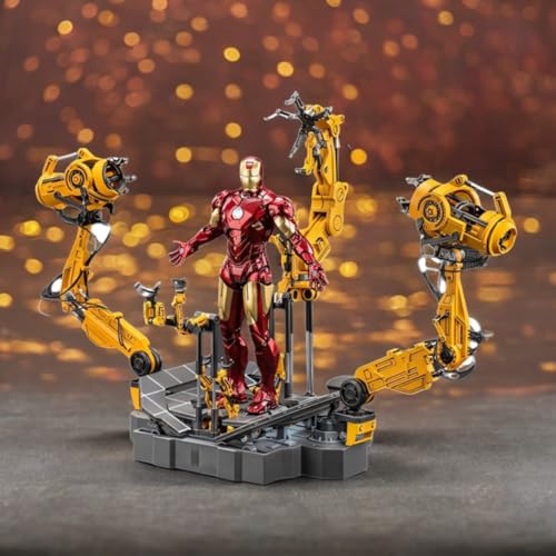 HiPlay ZD Toys Collectible Figure Full Set: Iron Hero MK4 Armor Dismantling Platform Set (1918), 1:10 Scale Anniversary Series Miniature Action Figurine von HiPlay