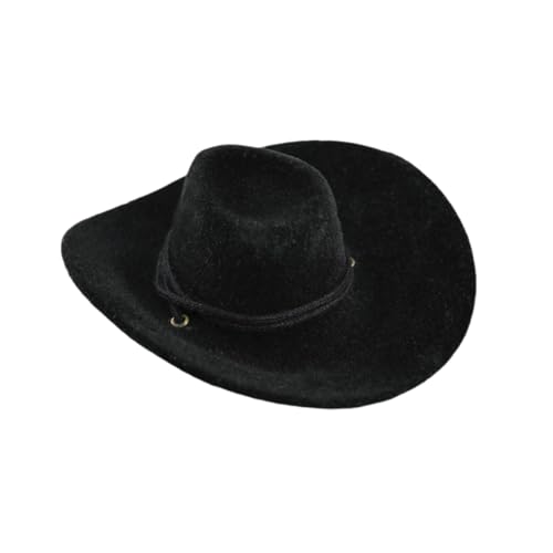 HiPlay ZYTOYS, Classic Western Cowboy Hat Black Color, 1/6 Scale Accessory for 12 Inch Collectible Figure ZY505A von HiPlay