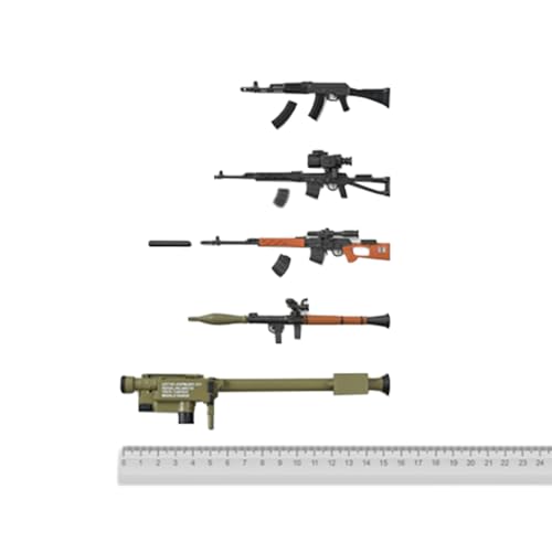 HiPlay ZYTOYS, Painted Version Series 2 Weapon Pack Wooden Color ZY6002A, 1/12 Scale Accessory for 6 Inch Collectible Figure HiPlay ZYTOYS, Painted Version Series 2 Weapon Pack Wooden Color ZY6002A, 1/12 Scale Accessory for 6 Inch Collectible Figure von HiPlay