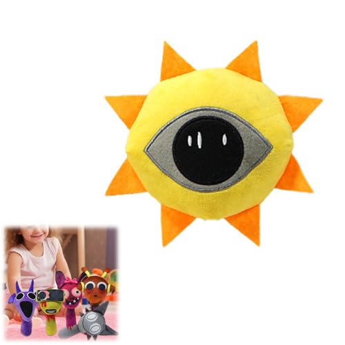 Hiborth Sprunki Plüschtiere, 10'' Sprunky Kuschelspielzeug für Fans, Weiche Plüschkissenfiguren, Geschenk für Erwachsene und Kinder (O) von Hiborth