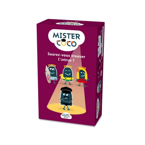 Mister Coco - Eule - Blackrock Games - Partyspiel - Finde den Eindringling - Weiße Kokosnuss Essen - Neues mechanisches Spiel - Erstaunliche Ausrüstung von Hiboutatillus