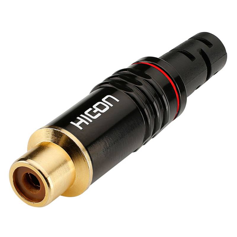 Hicon HI-CF06-RED Cinch Stecker von Hicon