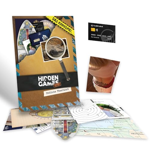 Hidden Games Tatort - Tödliche Überfahrt - Deutsch - Realistisches Krimispiel, spannendes Detektivspiel, Escape Room Spiel von Hidden Games