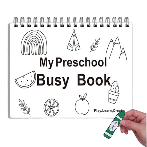 Hiemible Kinder Lernbücher, Bücher Zum Buchstaben Und Zahlen Lernen, Schreibübungen Lernspielzeug Für Kindergarten Schule Zuhause Hiemible Kinder Lernbücher, Bücher Zum Buchstaben Und Zahlen Lernen, Schreibübungen Lernspielzeug Für Kindergarten Schule Zuhause von Hiemible