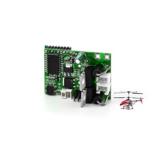 HIMOTO HSP Original 2.4GHz Receiver-Platine MJX für u. a. F39 und F639 RC Hubschrauber-Modell, PCB Board Empfänger Einheit, Ersatzteil von HIMOTO HSP