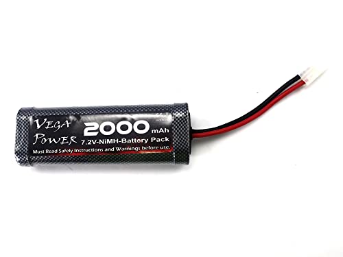 Himoto 03014 Akku-Pack mit 2000 mAh 7,2 V – Original Stecker Typ Tamia von Himoto