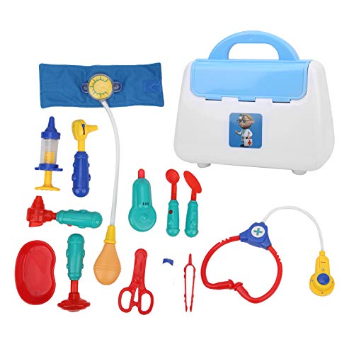 Arzt-Spielset, Pädagogisches -Arzt-Set, Medizinisches Werkzeugset für und Mädchen, für Kleinkinder ab 3 Jahren, Kunststoff, 13-teiliges -Arzt-Spielset, Tragetasche (Doctor Tools von Hiraith