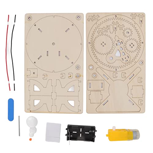 DIY-Sonne-Mond-Erde-Spielzeug, Pädagogisches Wissenschaftliches Experiment, Entwickelt die Hand-Auge-Koordination, Mint-Lernen für Kinder, Verbundholzmaterial von Hiraith