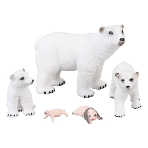 Hiraith 5PCS LIFELISCHE Bear Wachstumszyklus Modell Set - Bildungstiere -Figuren für | Sicheres PVC -Material | STEM -Lernspielzeug | Realistische Arktische Wildtierdekorationskollektion Hiraith 5PCS LIFELISCHE Bear Wachstumszyklus Modell Set - Bildungstiere -Figuren für | Sicheres PVC -Material | STEM -Lernspielzeug | Realistische Arktische Wildtierdekorationskollektion von Hiraith