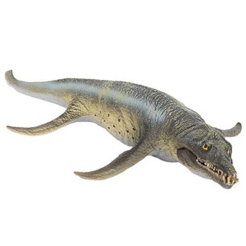 Hiraith Kronosaurus-Dinosauriermodell, Hochsimuliertes Aussehen, Lebensechte, Exquisite Details, 11 X 5,9 Zoll Großes Ausstellungsmodell für, PVC-Material (Gelber Kronosaurus) von Hiraith