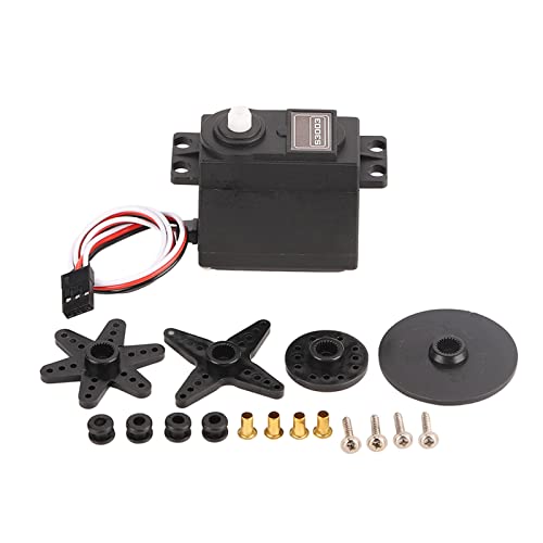 Hiraith S3003 Metallgetriebe-Servo, RC-Servo, Geräuscharmer Hochgeschwindigkeits-Standard-Servomotor aus Kunststoff Futaba Hpi RC Racing von Hiraith