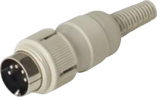 Hirschmann 930 539-517-1 DIN-Rundsteckverbinder Stecker, gerade Polzahl: 8 Grau 1St. von Hirschmann