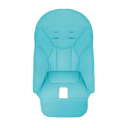 Hiseng Baby Hochstuhl Kissenbezug, Einfarbig Hochstuhl Bezug Universeller Baby Esszimmerstuhlbezug PU Leder Hochstuhl Sitzauflage Baby Hochstuhl Ersatzbezüge für Kinder (40x83cm,Blau) von Hiseng