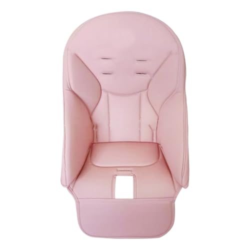 Hiseng Baby Hochstuhl Kissenbezug, Einfarbig Hochstuhl Bezug Universeller Baby Esszimmerstuhlbezug PU Leder Hochstuhl Sitzauflage Baby Hochstuhl Ersatzbezüge für Kinder (40x83cm,Rosa) von Hiseng