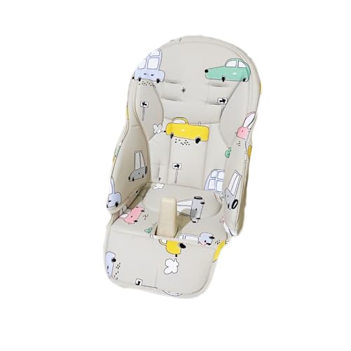 Hiseng Baby Hochstuhl Kissenbezug, Hochstuhl Bezug Universeller Baby Esszimmerstuhlbezug PU Hochstuhl Sitzauflage Baby Hochstuhl Ersatzbezüge für Kinder -15 Farben (40x83cm,Auto) von Hiseng