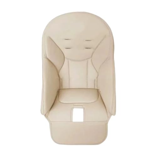 Hiseng Baby Hochstuhl Kissenbezug, Hochstuhl Bezug Universeller Baby Esszimmerstuhlbezug PU Hochstuhl Sitzauflage Baby Hochstuhl Ersatzbezüge für Kinder -15 Farben (40x83cm,Beige) von Hiseng