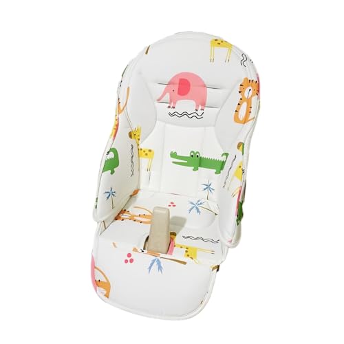 Hiseng Baby Hochstuhl Kissenbezug, Hochstuhl Bezug Universeller Baby Esszimmerstuhlbezug PU Hochstuhl Sitzauflage Baby Hochstuhl Ersatzbezüge für Kinder -15 Farben (40x83cm,Elefant) von Hiseng