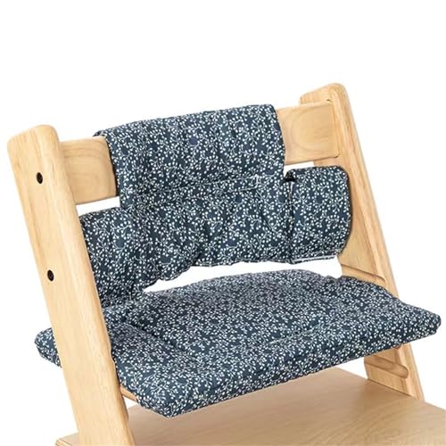 Hiseng Sitzkissen Hochstuhl für Baby Kinder Universal Hochstuhl Sitzkissen Set Hochstuhlkissen, 2-teilige Auflage Sitz-Kissen Set Abwaschbar für Hochstuhl Kinderhochstuhl Druck (Pflanze) von Hiseng