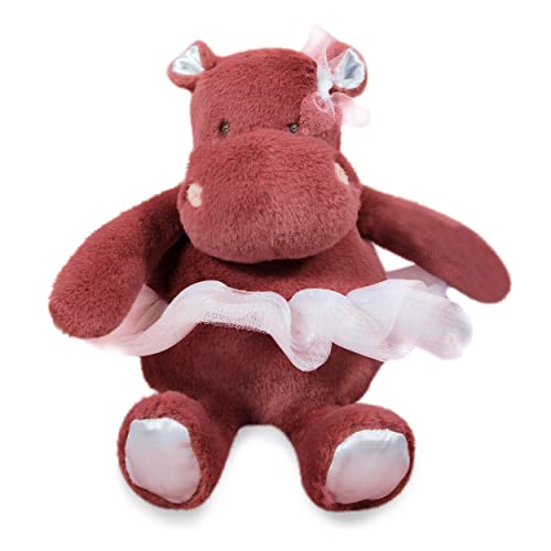 Histoire d'ours - Nilpferd Plüsch - Hippo Tutu - Terrakotta - 22 cm - Weiches und niedliches Plüschtier für die Calini - Geschenkidee zur Geburt und zum Geburtstag für Mädchen - Hippo - HO3174 von Histoire d'ours