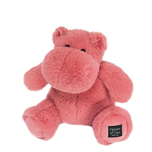 Unbekannt Histoire d'Ours - Plüschtier Nilpferd - Hip'Hug - Terracotta - 25 cm - Hippo - HO3099 von Histoire d'ours