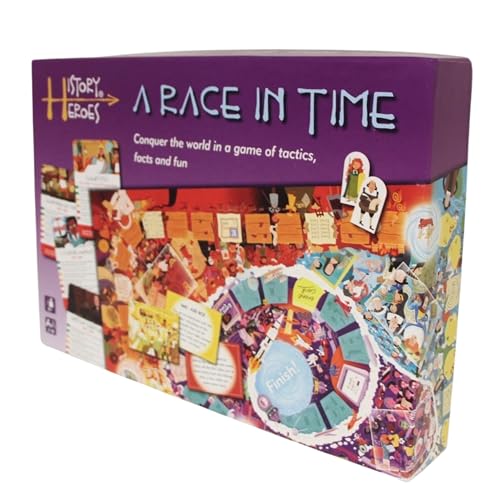 History Heroes: A Race In Time - Historisches Gesellschaftsspiel für Kinder, Erwachsene, Spieleabend - Familienfeierspiel über die Geschichte - lustiges und lehrreiches Gesprächsspiel von History Heroes