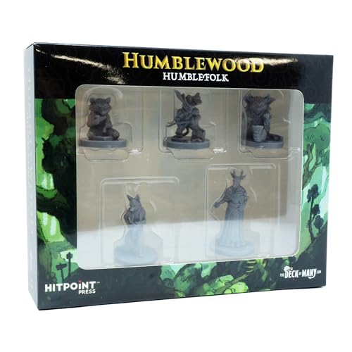 Hit Point Press HPP0M003 Humblewood Miniature: Humblefolk, Grau von Hit Point Press