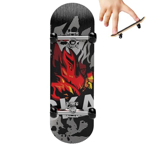 Hitburu Finger-Skateboard - Fingerspielzeug für Fingerspitzenbewegung - Finger Skate Board für Fingerboard-Spiele, Kreativität, Skateboard-Stunts, Dekoration für den Schreibtisch von Hitburu