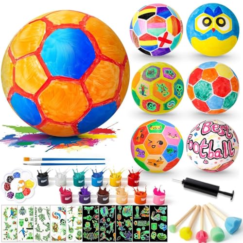 Hitburu Fußball Malen Set | Kreatives Fußball Graffiti Malen Spielzeug Für Kinder,Lernspielzeug Für Kinder Und Mädchen Für Kinderzimmer Wohnzimmer Klassenzimmer Sowie Jahresendfeiern Und Hitburu Fußball Malen Set | Kreatives Fußball Graffiti Malen Spielzeug Für Kinder,Lernspielzeug Für Kinder Und Mädchen Für Kinderzimmer Wohnzimmer Klassenzimmer Sowie Jahresendfeiern Und von Hitburu