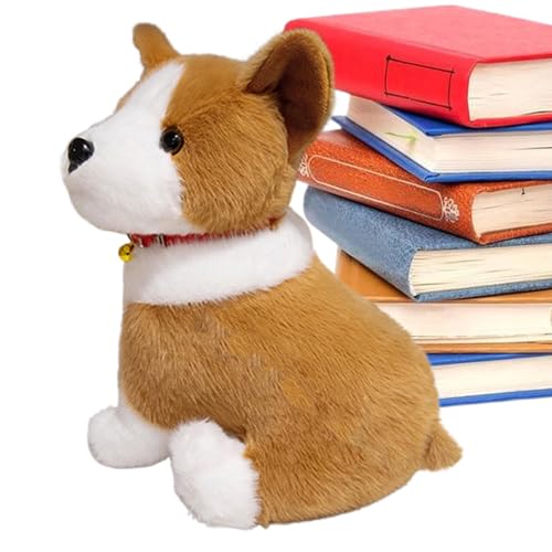 Hitburu Hund Plüsch, Hund Plüsch | Plüsch Welpe Ultra Soft | Cartoon Animal Plüsch, Huggable Smalltiere, Stoffpup -Figur für Home School Girls Erwachsene von Hitburu