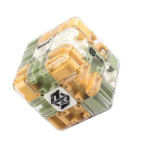 Hitburu Irrkugel,Interaktives 3D Lernspielzeug,Puzzle Würfel - Für Klassenraum Party Schule Reise Wartezimmer Familienfeier Gesellschaft Event Feiertag Hitburu Irrkugel,Interaktives 3D Lernspielzeug,Puzzle Würfel - Für Klassenraum Party Schule Reise Wartezimmer Familienfeier Gesellschaft Event Feiertag von Hitburu