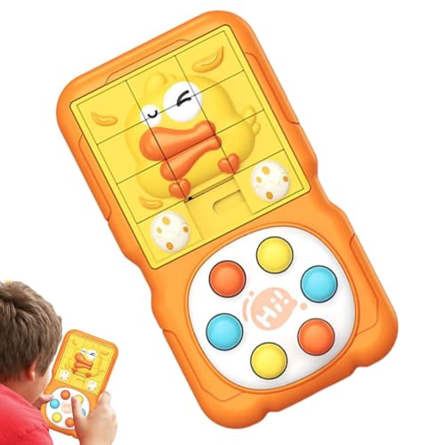 Hitburu Push-Bubble-Spiel, schnelles Push-Spiel-Zappelspielzeug,Interaktive Push-Spielmaschine | Handheld-Schnell-Push-Spiel-Spielzeug, Stressabbau-Druck-Spielzeug für Kinder von 3–12 Jahren von Hitburu