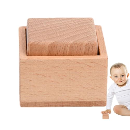 Hitburu Rassel - Naturbuchenholz Babyspielzeug Griffspielzeug für kleine Hände, Baby Neugeborenes Spielzeug für und Mädchen Geschenke von Hitburu