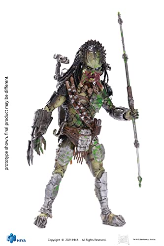 Merchandising Licence Hiya Toys Alien vs Predator: Requiem Battle Damage Wolf Predator Figur, Maßstab 1:18, Mehrfarbig von Diamond Select Toys