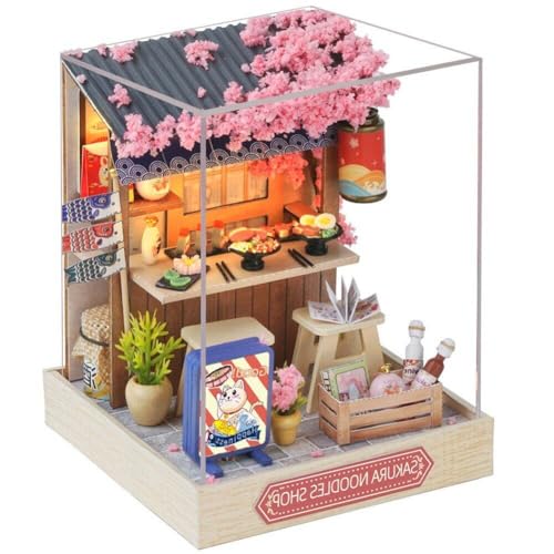 DIY-miniaturhaus-kits, DIY-miniaturhaus, Kleines -kit, Raumspielzeug, Heim-Schlafzimmer-Dekorationen Möbeln, Holzhandwerk von HiyyFloy