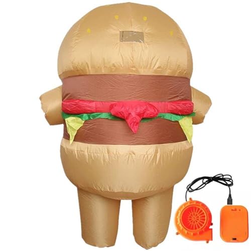 HiyyFloy Aufblasbares Kostüm Fast-food-kostüm Food Blow Up-kostüm Ganzkörper-rollenspielkostüme Maskerade-requisite von HiyyFloy