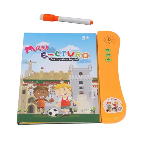 English Learning Talking Book, Preschool Talking Sound English Book, English Letters Words Learning Book, Toddle Toys Standard English, Talking Flash Cards Sensory Toys, Easy To Use, Portable for Kids von Hjatirace