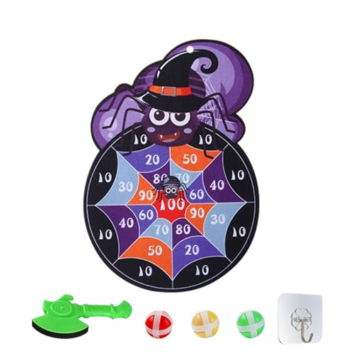 Hjatirace Adhesive Balls Target Board Game, Throw Ball Game, Targeting Ball Game, Festive Fun Ball Toy, Targeting Ball Game, Interactive Halloween-Themed Throw Ball Toy for Family Game von Hjatirace