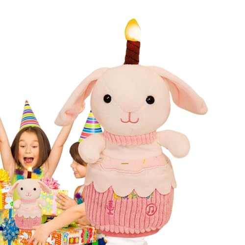 Hjatirace Birthday Stuffed Animal, Adorable Stuffed Animal Doll, Cartoon Stuffed Plush Toy, Comfortable Stuffed Plush Doll, Cute Plushie Stuffed Animals, Easy to Use, Portable for Kids Adults von Hjatirace