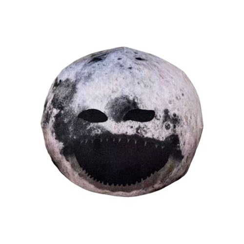 Hjatirace Der Mond Wachte Auf Dem Plüschspielzeug Auf, Leicht Zu Reinigen, 18x15x15 cm, Horror -Plüschkissen, Sammelkissenspielzeug, Komfortable Textur, Für Kinder, Schlafenszeit, Reisen Hjatirace Der Mond Wachte Auf Dem Plüschspielzeug Auf, Leicht Zu Reinigen, 18x15x15 cm, Horror -Plüschkissen, Sammelkissenspielzeug, Komfortable Textur, Für Kinder, Schlafenszeit, Reisen von Hjatirace
