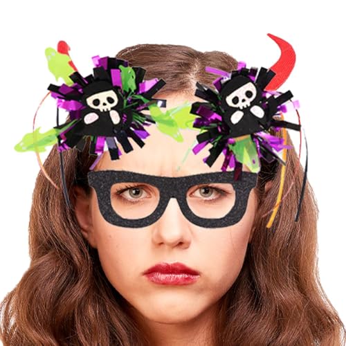 Hjatirace Funny Costume Eyewear, Dress Up Eyeglasses, Halloween Photo Booth Props, Novelty Carnival Party Glasses, Paper Fancy Party Eyeglasses, Easy To Use, Portable for Kids Adults von Hjatirace