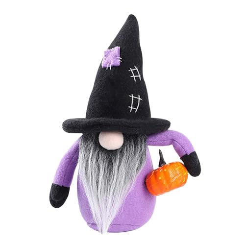 Hjatirace Halloween Gnomes Plush, Faceless Dwarf Doll Witch Plush, Halloween Faceless Doll Plush, Halloween Dwarf Doll, GNOME Wine Bottle Covers, Easy to Use, Portable for Kids Friends Home von Hjatirace