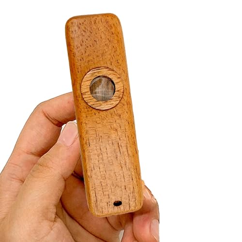 Hjatirace Holz-Kazoo | Schönes Geschenk für das Kazoo-Geschenkpaket mit Musikinstrument - Kazoo Erwachsene Kinder Musikinstrumente, Holz Kazoo Gitarre Ukulele Begleitinstrument Geschenk für Kinder von Hjatirace