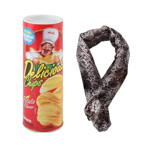 Hjatirace Schlangenstreich, Schlangen in der | Kreative Kartoffelchip-Snacks können Streiche Spielen - Verängstigtes Sprungfederspielzeug, Gag Can Streiche, Halloween-Witzspielzeug für Hjatirace Schlangenstreich, Schlangen in der | Kreative Kartoffelchip-Snacks können Streiche Spielen - Verängstigtes Sprungfederspielzeug, Gag Can Streiche, Halloween-Witzspielzeug für von Hjatirace