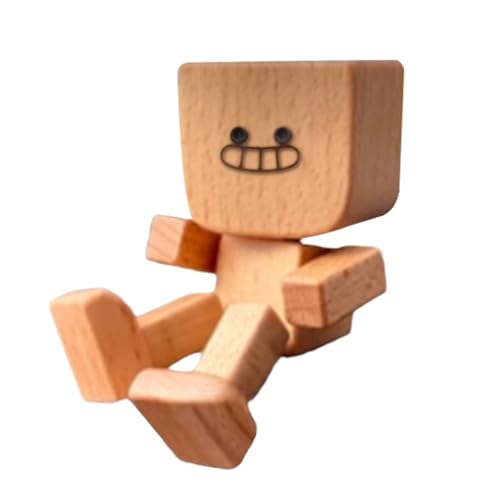 Hjatirace Schüttelfuß Holzpuppe, Mit Reisenfreundlichem, 4x4x8 cm, Schüttelte Hölzerne Mannfigur, Autoramente, Keine Batterien Benötigt, Für Männer, Frauen, Fahrzeuge Hjatirace Schüttelfuß Holzpuppe, Mit Reisenfreundlichem, 4x4x8 cm, Schüttelte Hölzerne Mannfigur, Autoramente, Keine Batterien Benötigt, Für Männer, Frauen, Fahrzeuge von Hjatirace