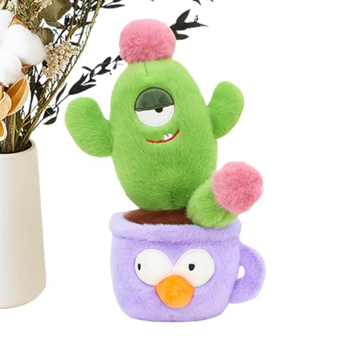 Hjatirace Stuffed Potted Plants Plush Doll, Plants Succulent Toy Pillow, Succulent Plush Cute Toy, Soft Plants Stuffies Toys, Potted Plants Doll Cute, Easy to Use, Portable for Family Friends von Hjatirace