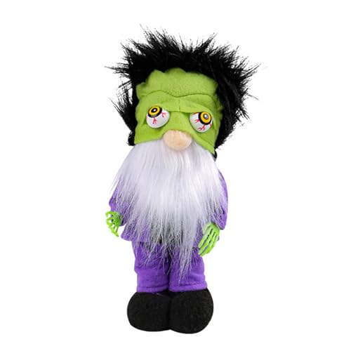 Hjatirace Stuffed Zombie Plush, Horror Character Zombie Vampire Plush Doll Toys, Cartoon Stuffed Toy, Stuffed Halloween Plush Toy, Halloween Stuffed Plush Toys, Easy to Use, Portable for Home von Hjatirace