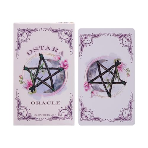 Ostara Oracle, Anfänger Oracle Deck, spirituelles Kartenset, illustrierte Designs, Frühlingsäquinox -Thema, 12x7cm/4,72x2,76 Zoll für Schüler, Erwachsene Ostara Oracle, Anfänger Oracle Deck, spirituelles Kartenset, illustrierte Designs, Frühlingsäquinox -Thema, 12x7cm/4,72x2,76 Zoll für Schüler, Erwachsene von Hjatirace